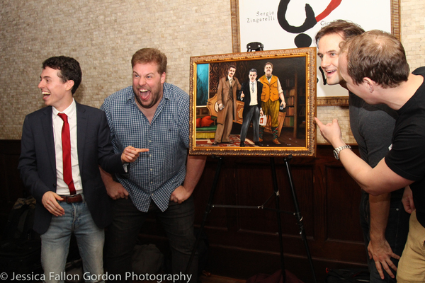 Photo Coverage: THE PLAY THE GOES WRONG Unveils a Portrait So Right at Tony's DiNapoli Image