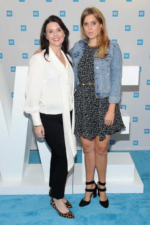 Princess Beatrice Elizabeth Mary of York (R) attends the WE Day UN. (Photo by Craig B Photo