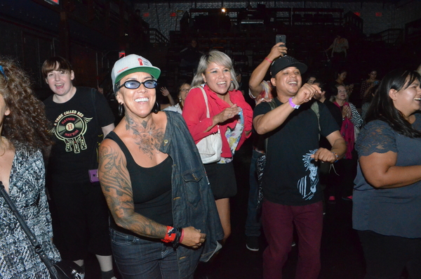 Laura Ortman and others dancing to A Tribe Called Red Photo