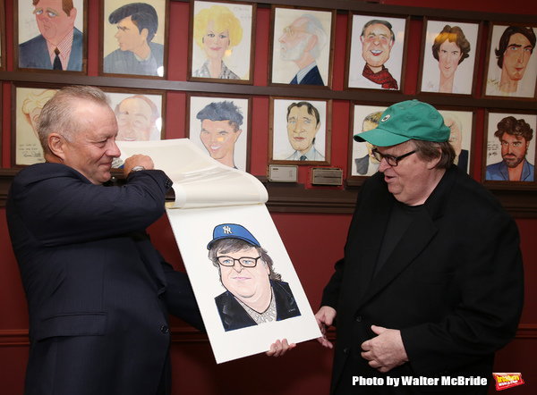 Max Klimavicius and Michael Moore  Photo