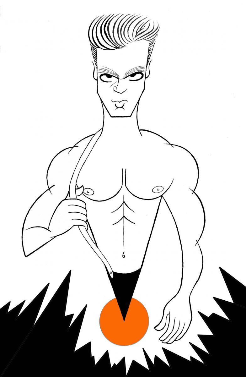 BWW Exclusive: Ken Fallin Draws the Stage - A CLOCKWORK ORANGE Image