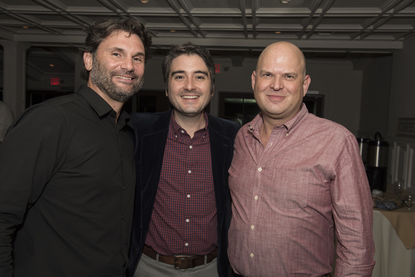 Steve Sanpietro  with Josh Fiedler and Stephen Kocis Photo