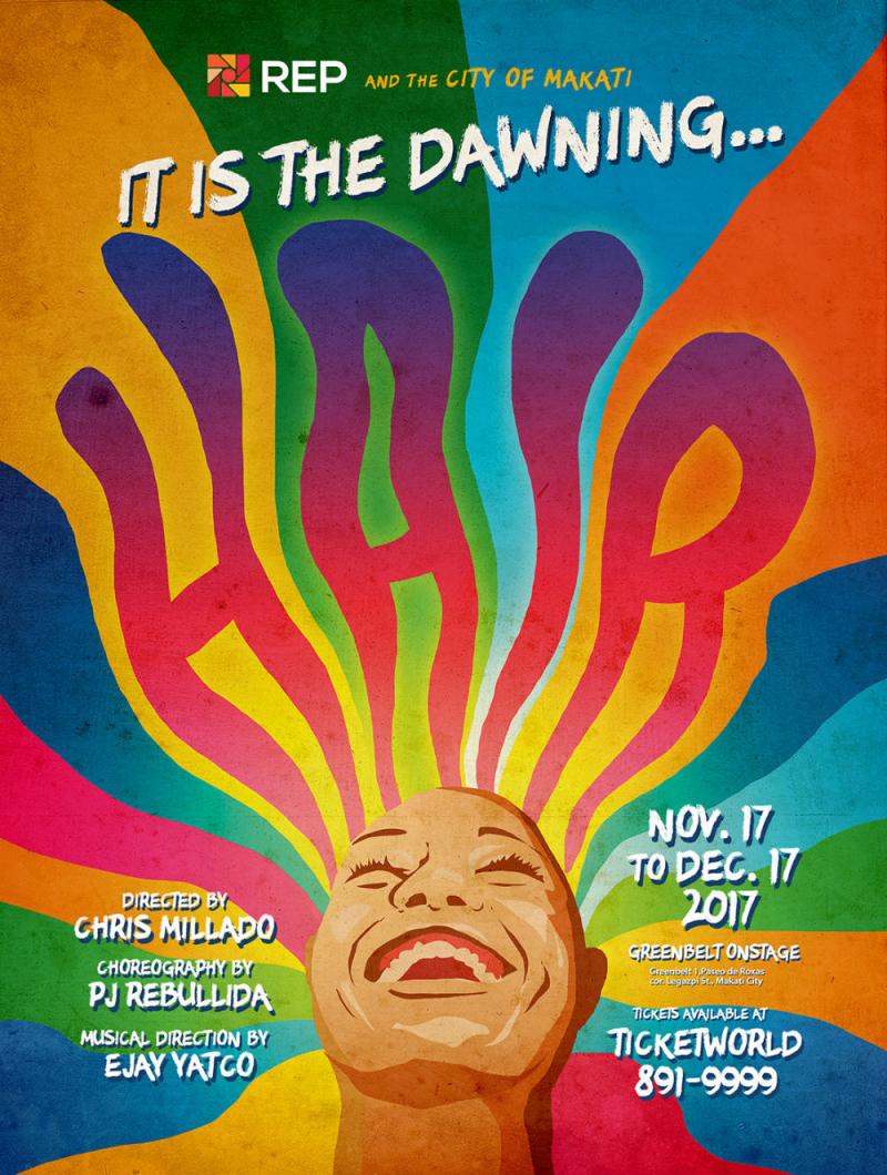 Repertory Philippines Caps Season with HAIR, 11/17-12/17 Image