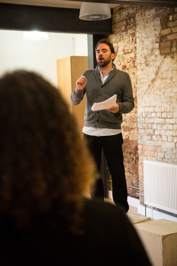 Photo Flash: In Rehearsals for IN EVENT OF MOONE DISASTER at Theatre503 Image