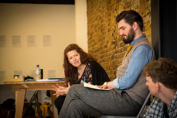 Photo Flash: In Rehearsals for IN EVENT OF MOONE DISASTER at Theatre503 Image
