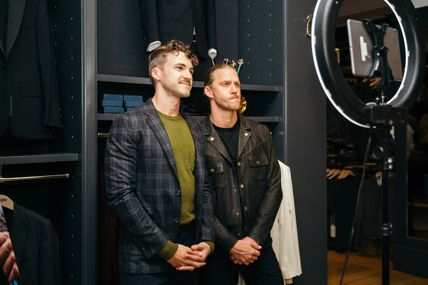 Photo Flash: Aaron Tveit, Laura Osnes and More Celebrate TodayTix's New 'The X Magazine' Image