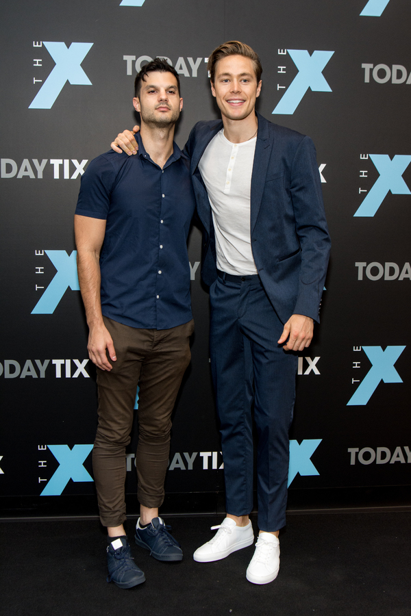 Photo Flash: Aaron Tveit, Laura Osnes and More Celebrate TodayTix's New 'The X Magazine' Image
