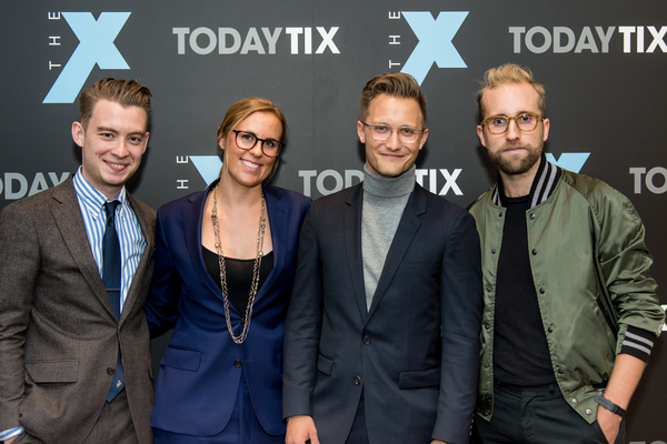 Photo Flash: Aaron Tveit, Laura Osnes and More Celebrate TodayTix's New 'The X Magazine' Image