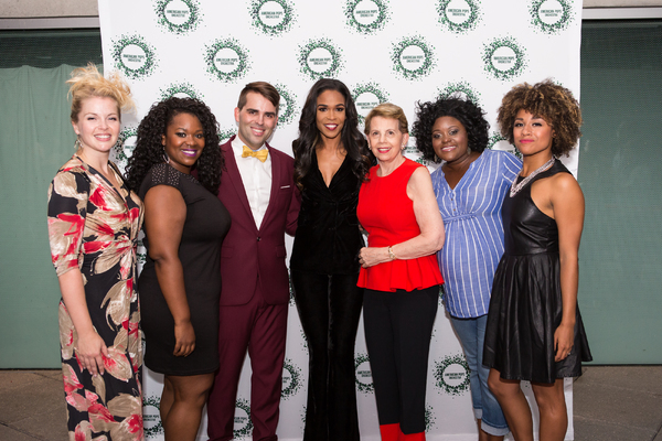 Luke Frazier, Adrienne Arsht and the cast Photo