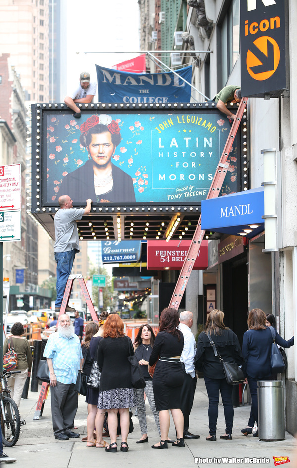 Photo Coverage: John Leguizamo Unveils LATIN HISTORY FOR MORONS Marquee Image