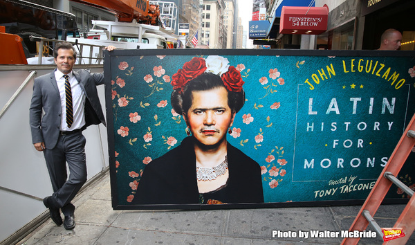 Photo Coverage: John Leguizamo Unveils LATIN HISTORY FOR MORONS Marquee Image