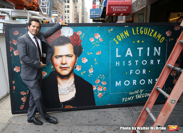 Photo Coverage: John Leguizamo Unveils LATIN HISTORY FOR MORONS Marquee Image