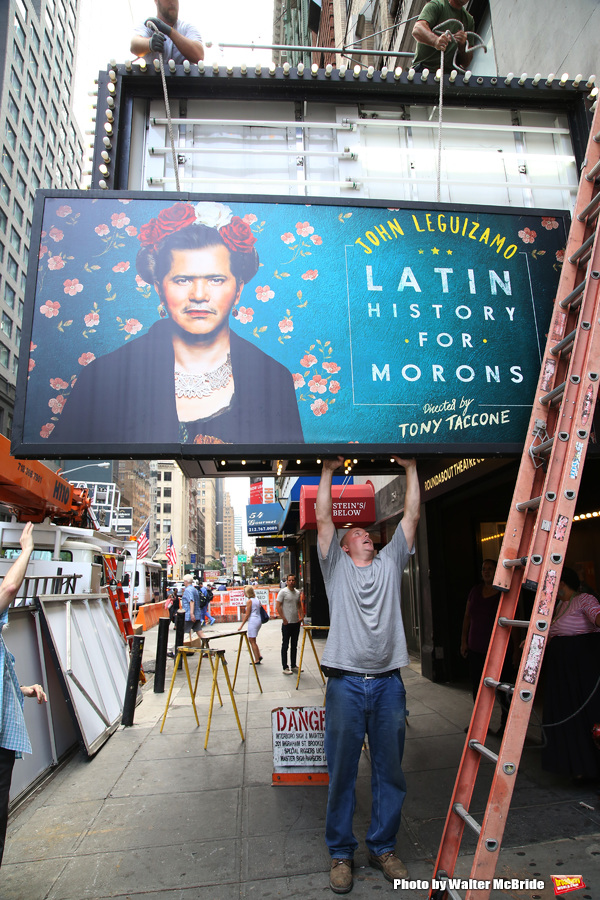 Photo Coverage: John Leguizamo Unveils LATIN HISTORY FOR MORONS Marquee Image