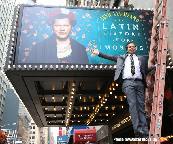 Photo Coverage: John Leguizamo Unveils LATIN HISTORY FOR MORONS Marquee Image