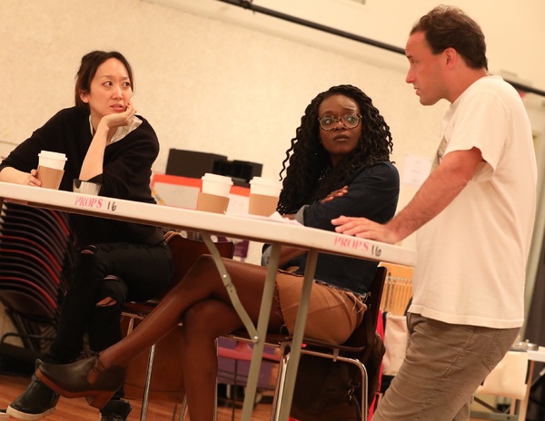 Photo Flash: Inside Rehearsal for Julia Cho's OFFICE HOUR at The Public Image