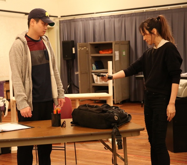 Photo Flash: Inside Rehearsal for Julia Cho's OFFICE HOUR at The Public Image
