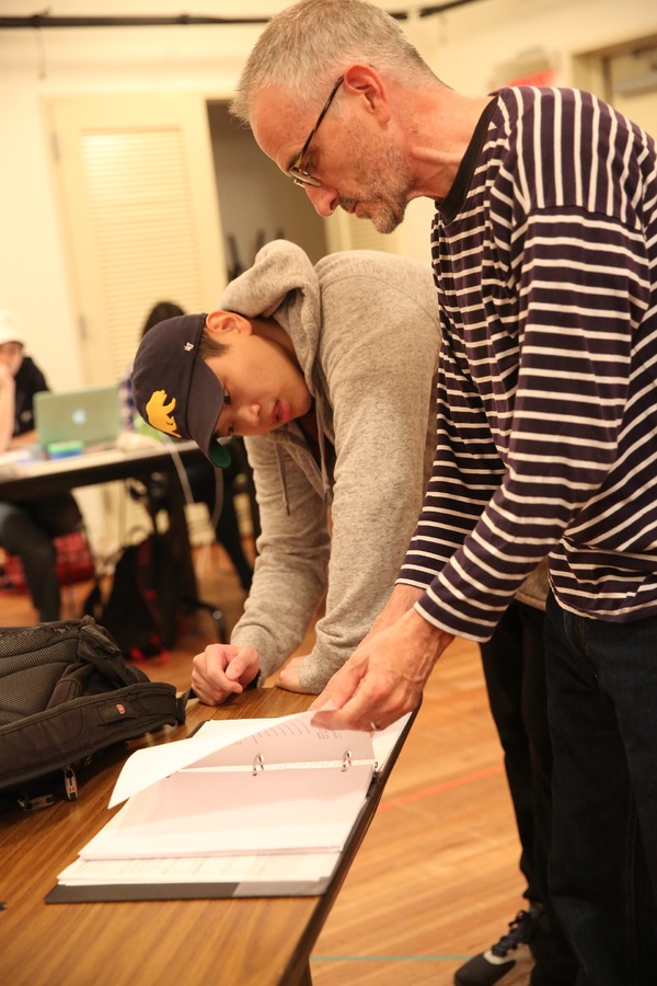 Photo Flash: Inside Rehearsal for Julia Cho's OFFICE HOUR at The Public Image