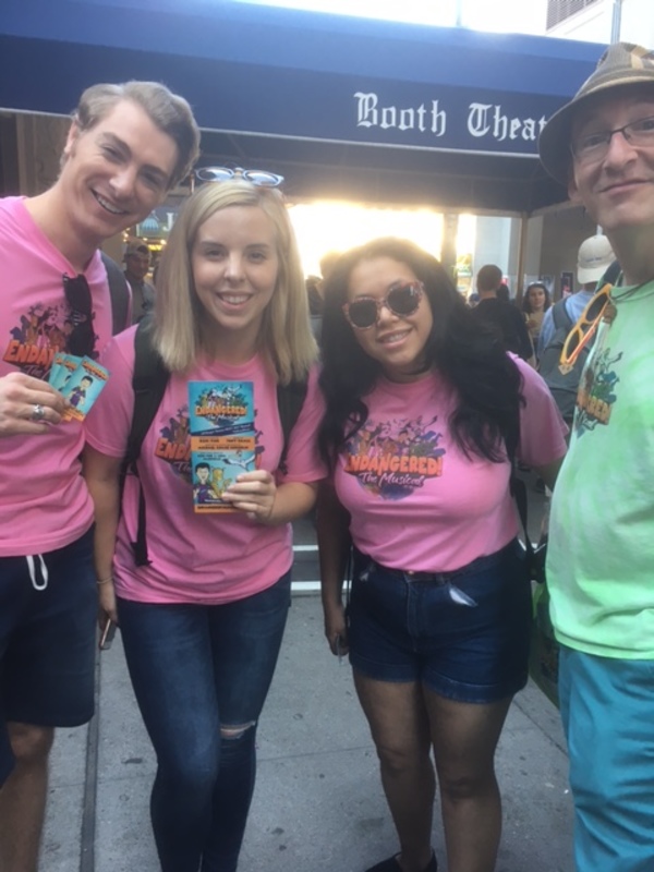 Photo Flash: Eco-Musical ENDANGERED! Visits BC/EFA's Broadway Flea Market Image