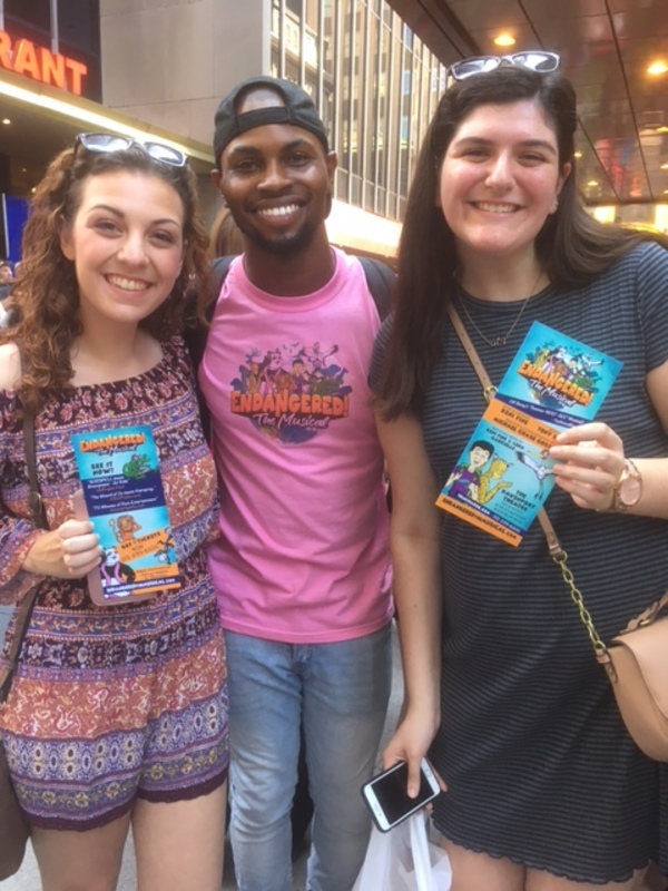 Photo Flash: Eco-Musical ENDANGERED! Visits BC/EFA's Broadway Flea Market Image