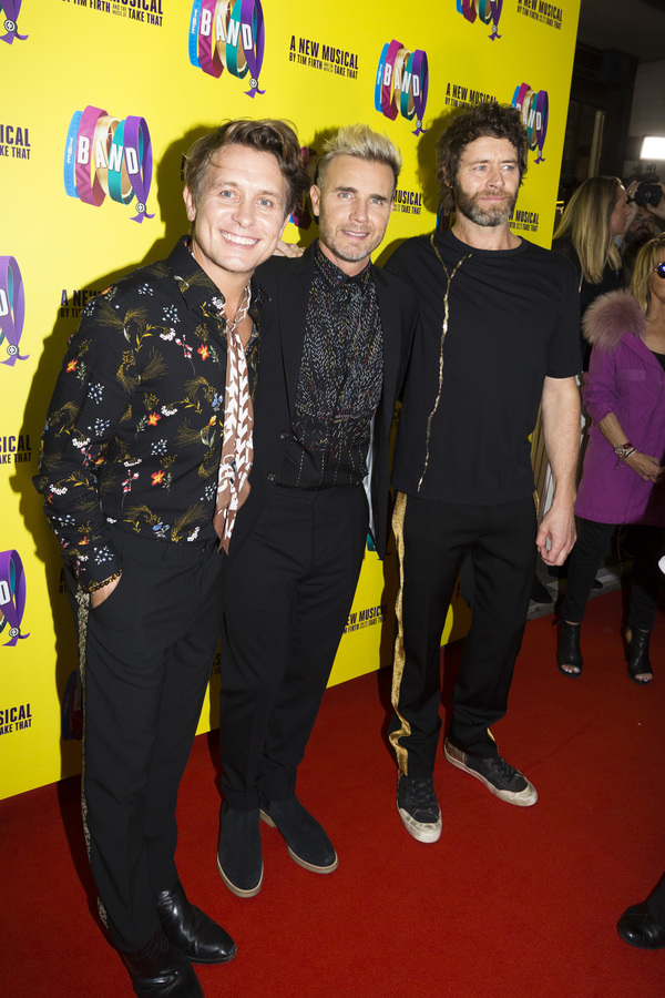 Mark Owen, Gary Barlow and Howard Donald Photo