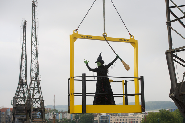 Photo Flash: WICKED's Elphaba Defies Gravity Dockside at M Shed Image