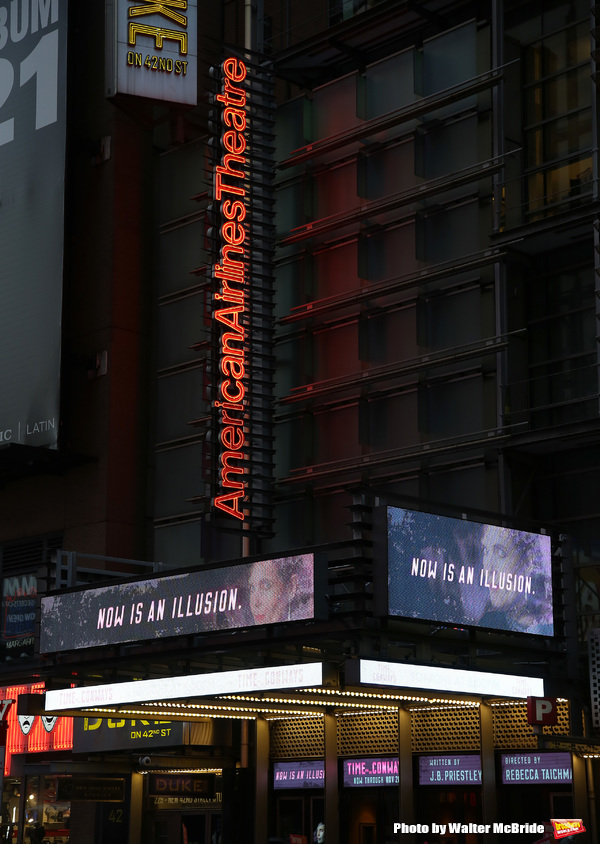 Theatre Marquee for 'Time and the Conways' starring Elizabeth McGovern Photo