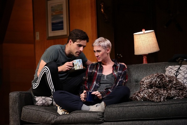 L-R: Chris Ghaffari and Jessica Love in Laura Easonâ€™s â€œSex with Stranger Photo