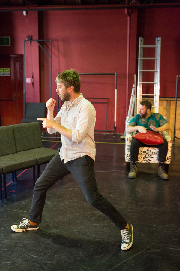 Photo Flash: In Rehearsals for OXY AND THE MORONS at The New Wolsey Theatre 