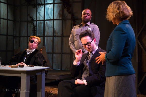 Sigmund Freud (Aaron Lockman) testifies in THE LAST DAYS OF JUDAS ISCARIOT at Eclecti Photo