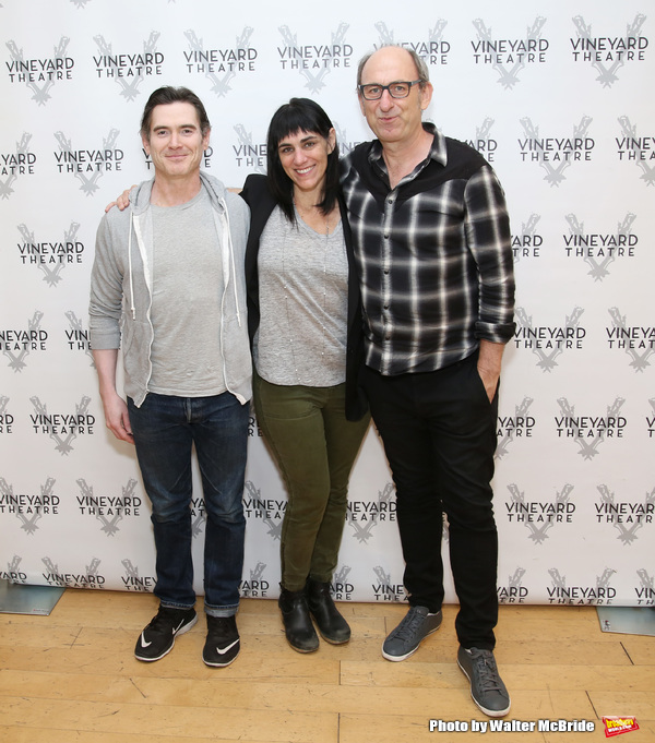 Billy Crudup, Leigh Silverman and David Cale Photo