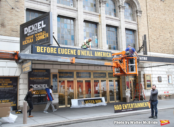 Up on the Marquee: THE ICEMAN COMETH with Denzel Washington Image