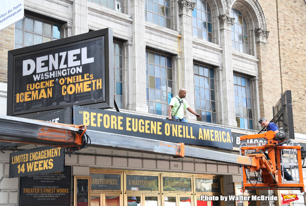 Up on the Marquee: THE ICEMAN COMETH with Denzel Washington Image