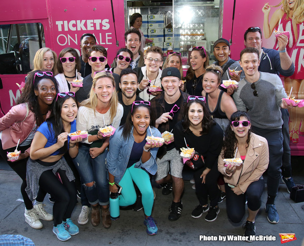 Photo Coverage: MEAN GIRLS Cast Gets In Line for Tina Fey's Cheese Fries! Image