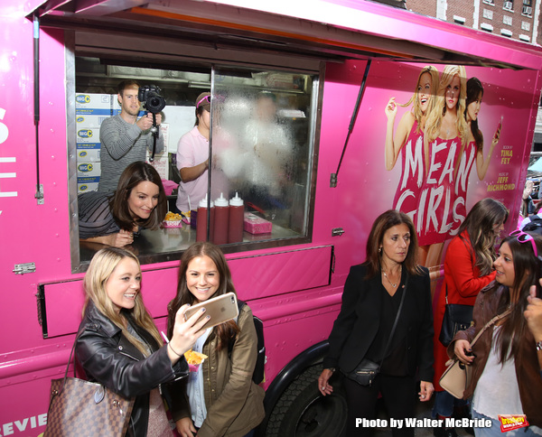 Photo Coverage: MEAN GIRLS Cast Gets In Line for Tina Fey's Cheese Fries! Image