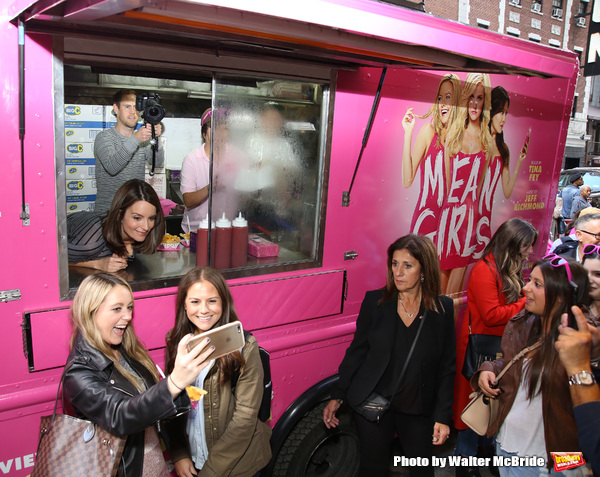 Photo Coverage: MEAN GIRLS Cast Gets In Line for Tina Fey's Cheese Fries! Image