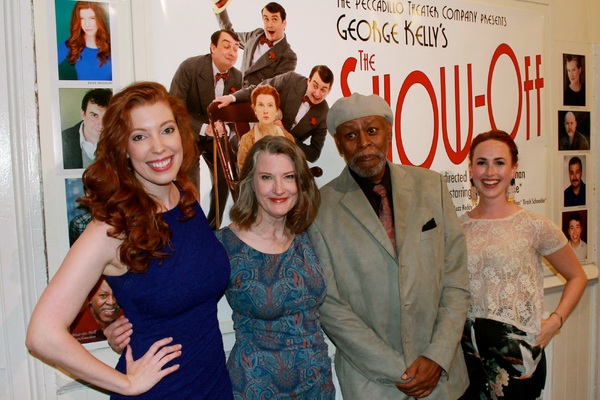 Elise Hudson, Annette O'Toole, Marvin Bell, and Emma Orelove
 Photo