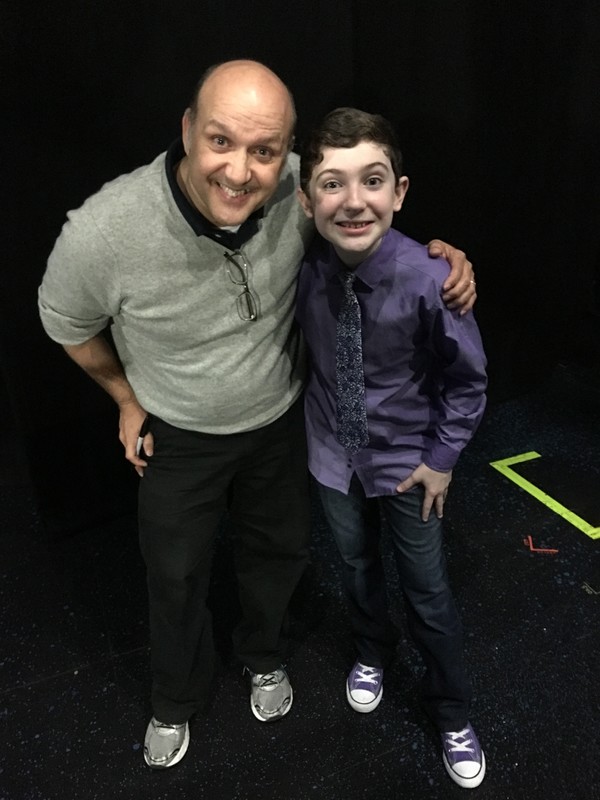 Photo Flash: Original Mike Teavee Gets a Golden Ticket to Broadway's CHARLIE AND THE CHOCOLATE FACTORY Image