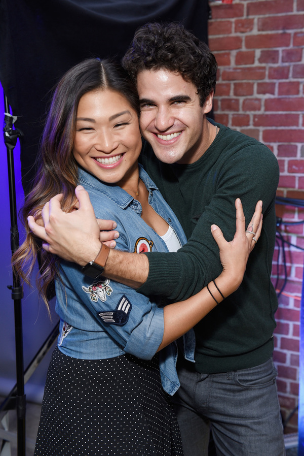 Jenna Ushkowitz and Darren Criss Photo