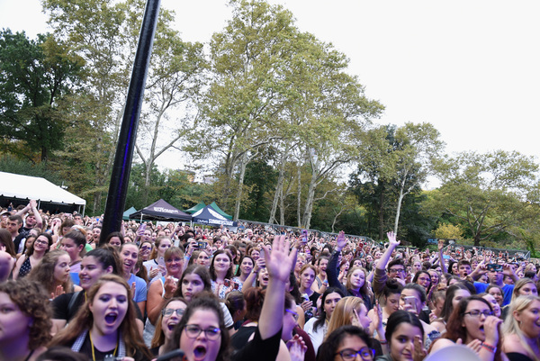 Festival-goers attend Elsie Fest at Central Park SummerStage on October 8, 2017 in Ne Photo