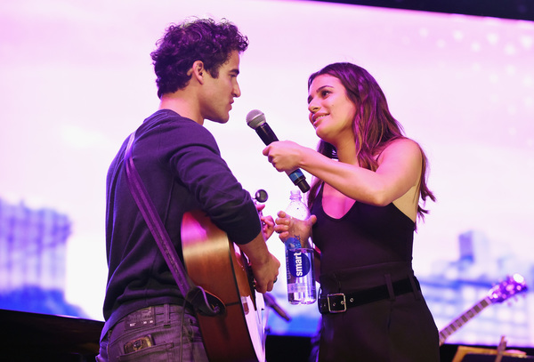 Darren Criss  and Lea Michele Photo