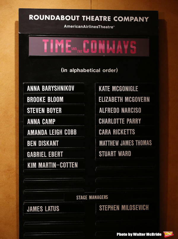 Photo Coverage: TIME AND THE CONWAYS Company Take Opening Night Bows on Broadway Image