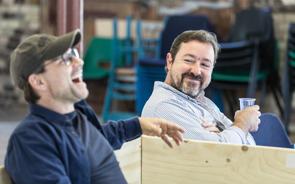 Photo Flash: In Rehearsals with Christian Slater, Robert Glenister, and More in GLENGARRY GLEN ROSS Image