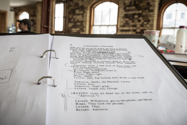 Photo Flash: In Rehearsals with Christian Slater, Robert Glenister, and More in GLENGARRY GLEN ROSS Image
