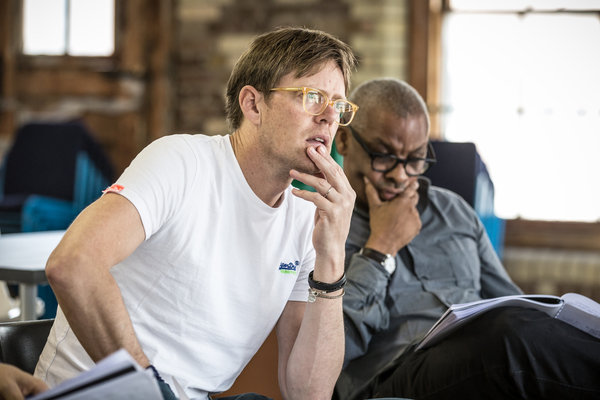 Photo Flash: In Rehearsals with Christian Slater, Robert Glenister, and More in GLENGARRY GLEN ROSS Image