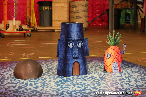 Photo Coverage: Squidward & Sandy & Patrick & More! Go Inside Rehearsals for SPONGEBOB SQUAREPANTS! Image