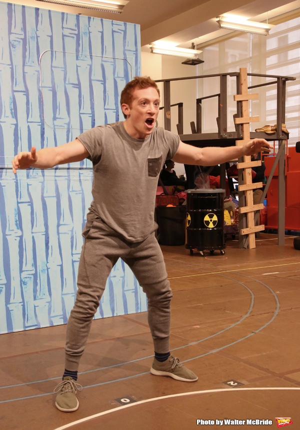 Photo Coverage: Squidward & Sandy & Patrick & More! Go Inside Rehearsals for SPONGEBOB SQUAREPANTS! Image