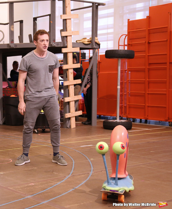 Photo Coverage: Squidward & Sandy & Patrick & More! Go Inside Rehearsals for SPONGEBOB SQUAREPANTS! Image
