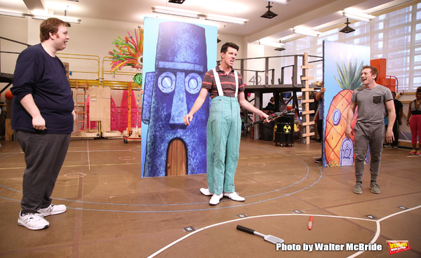 Photo Coverage: Squidward & Sandy & Patrick & More! Go Inside Rehearsals for SPONGEBOB SQUAREPANTS! Image