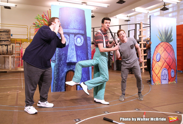 Photo Coverage: Squidward & Sandy & Patrick & More! Go Inside Rehearsals for SPONGEBOB SQUAREPANTS! Image