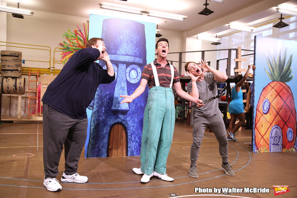 Photo Coverage: Squidward & Sandy & Patrick & More! Go Inside Rehearsals for SPONGEBOB SQUAREPANTS! Image